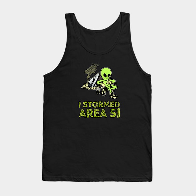 I Stormed Area 51 Tank Top by CANVAZSHOP